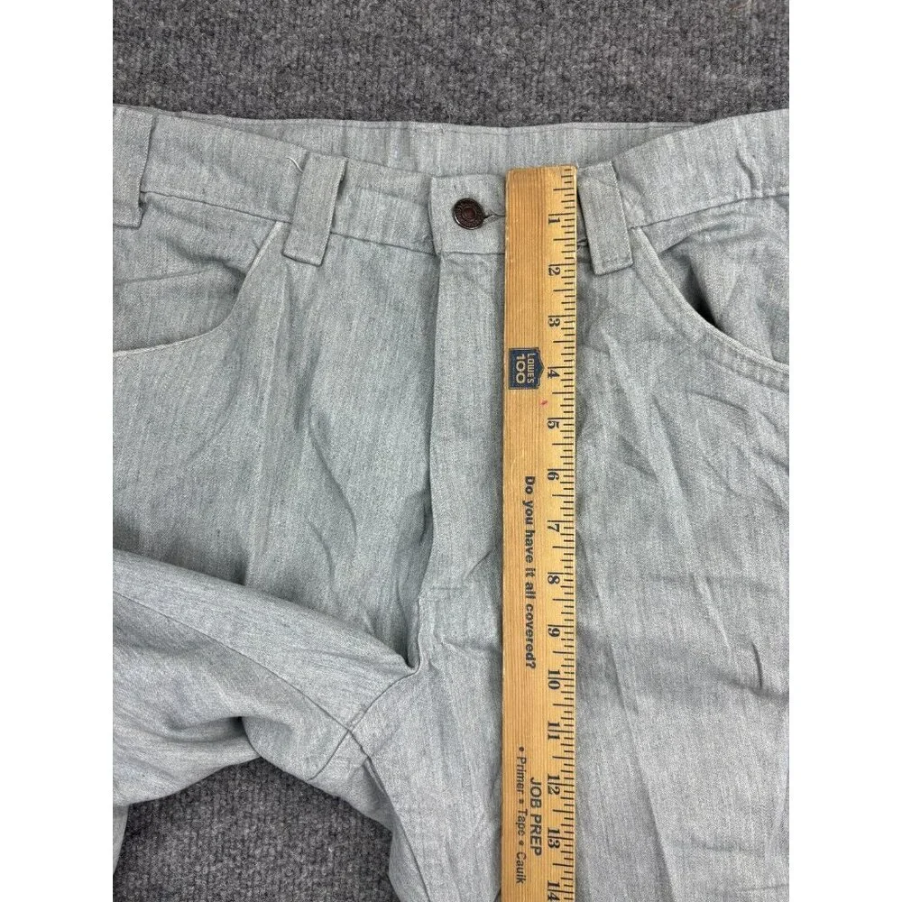 Vintage 70s Levi's Flare Pants Men's W32 x‎ L26 Gray Bootcut USA Made